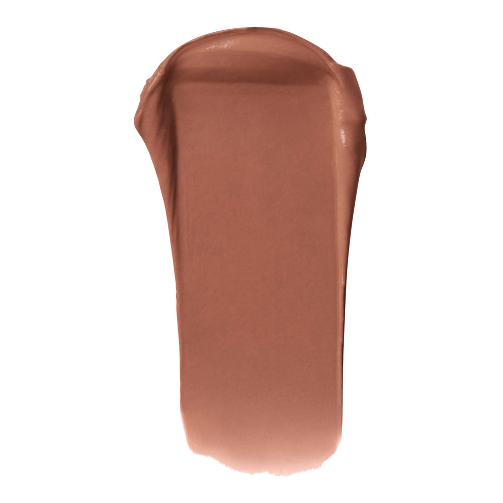 e.l.f. open lipstick bullet close-up of Drive shade, highlights creamy glide benefit