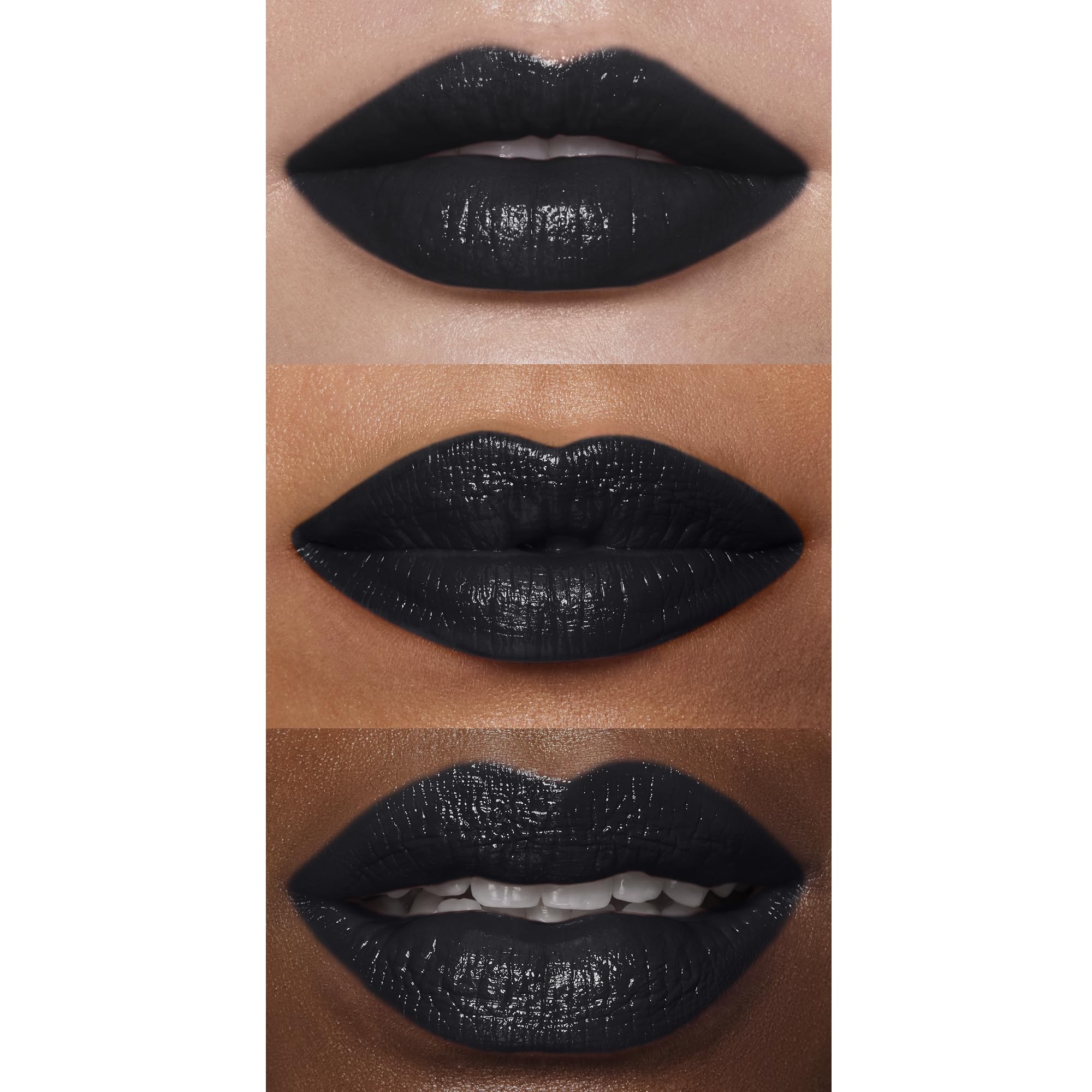 e.l.f. O Face Satin Lipstick shade range lineup showing multiple tones for versatile styling benefit