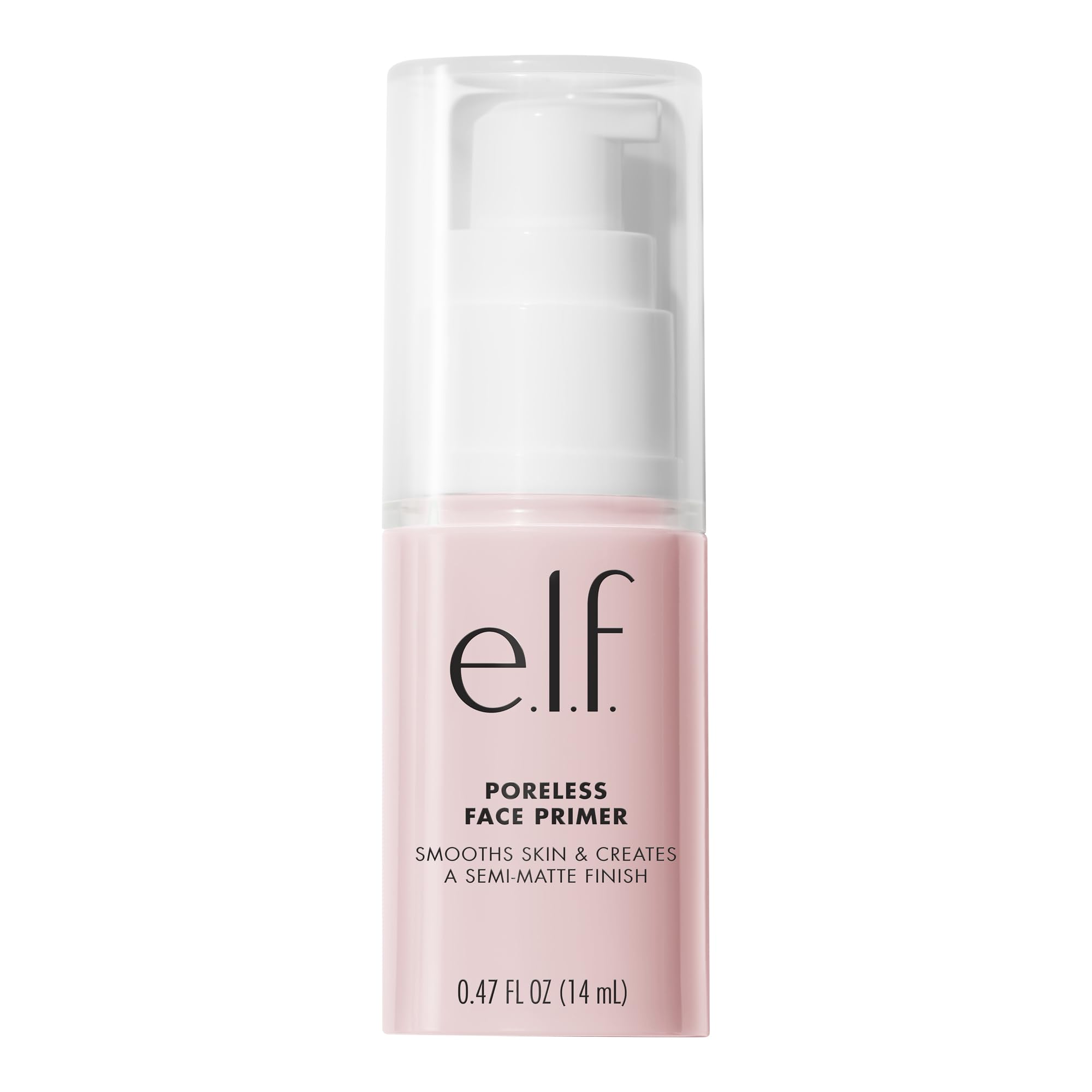 e.l.f. poreless front packaging showing bottle and label for clear product ID and benefit