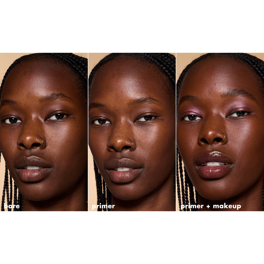 e.l.f. poreless primer on hand swatch illustrating lightweight feel