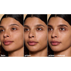 e.l.f. poreless primer with foundation application for smoother base