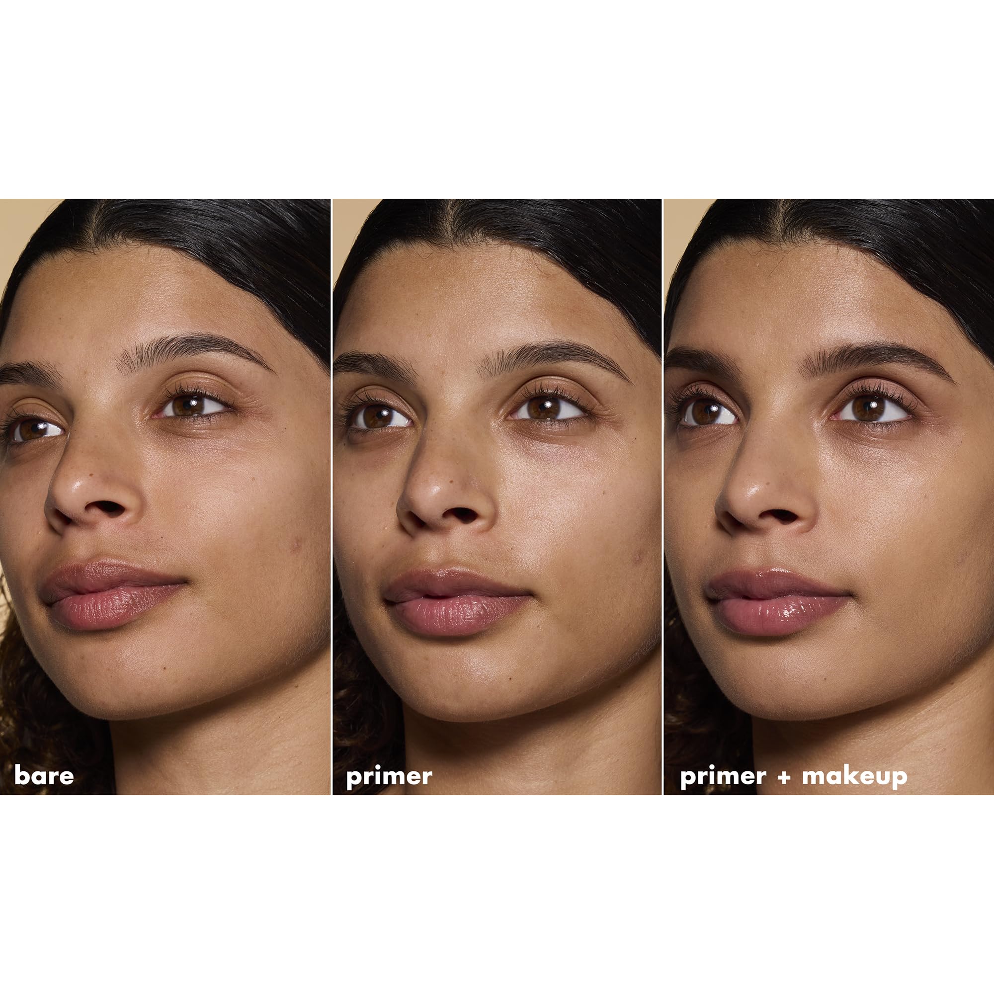e.l.f. poreless under foundation apply showing smoother base for longer wear