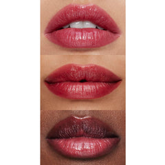 e.l.f. on lips during application providing visible shine and plumping effect