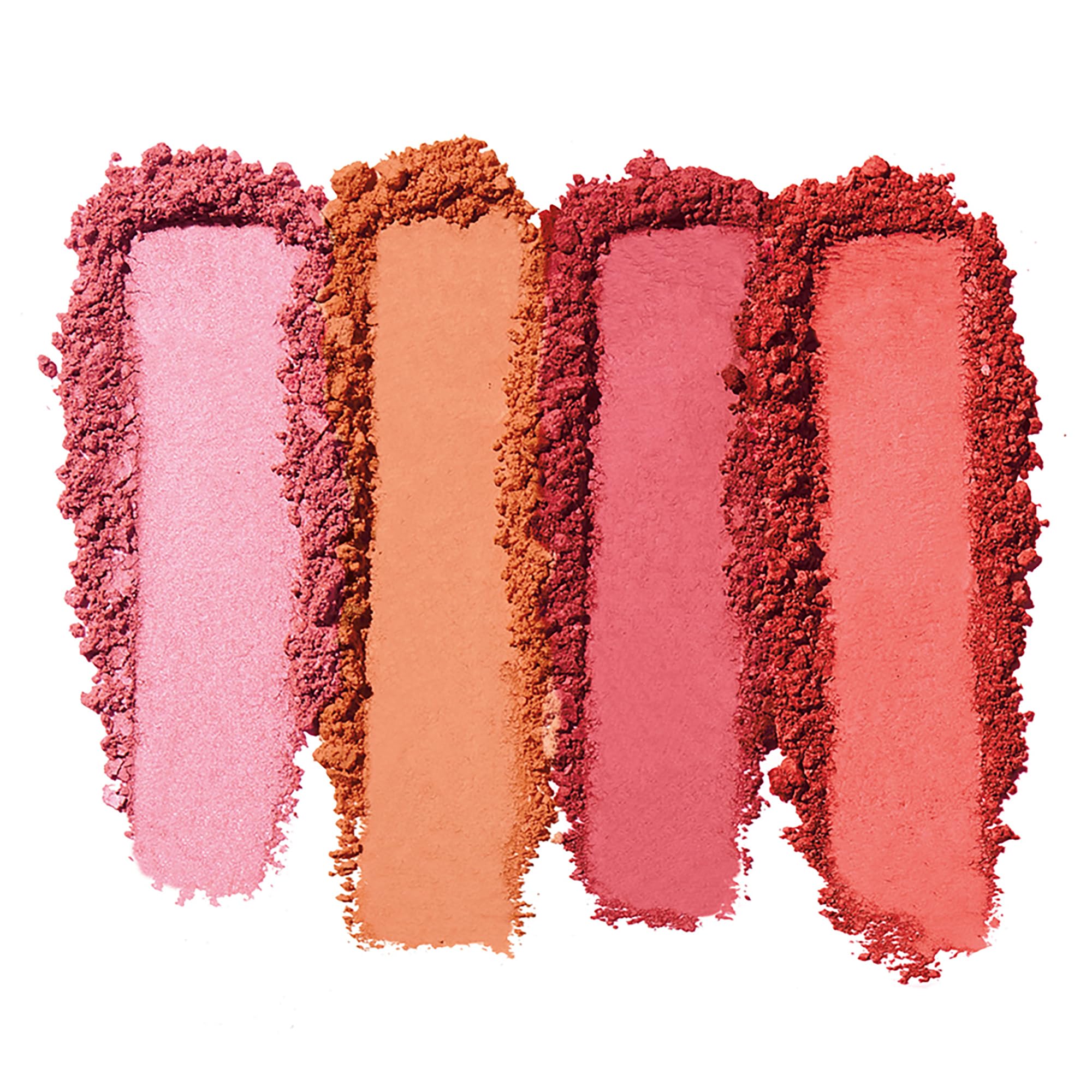 e.l.f. close-up of blush pans revealing smooth pigment for easy blending