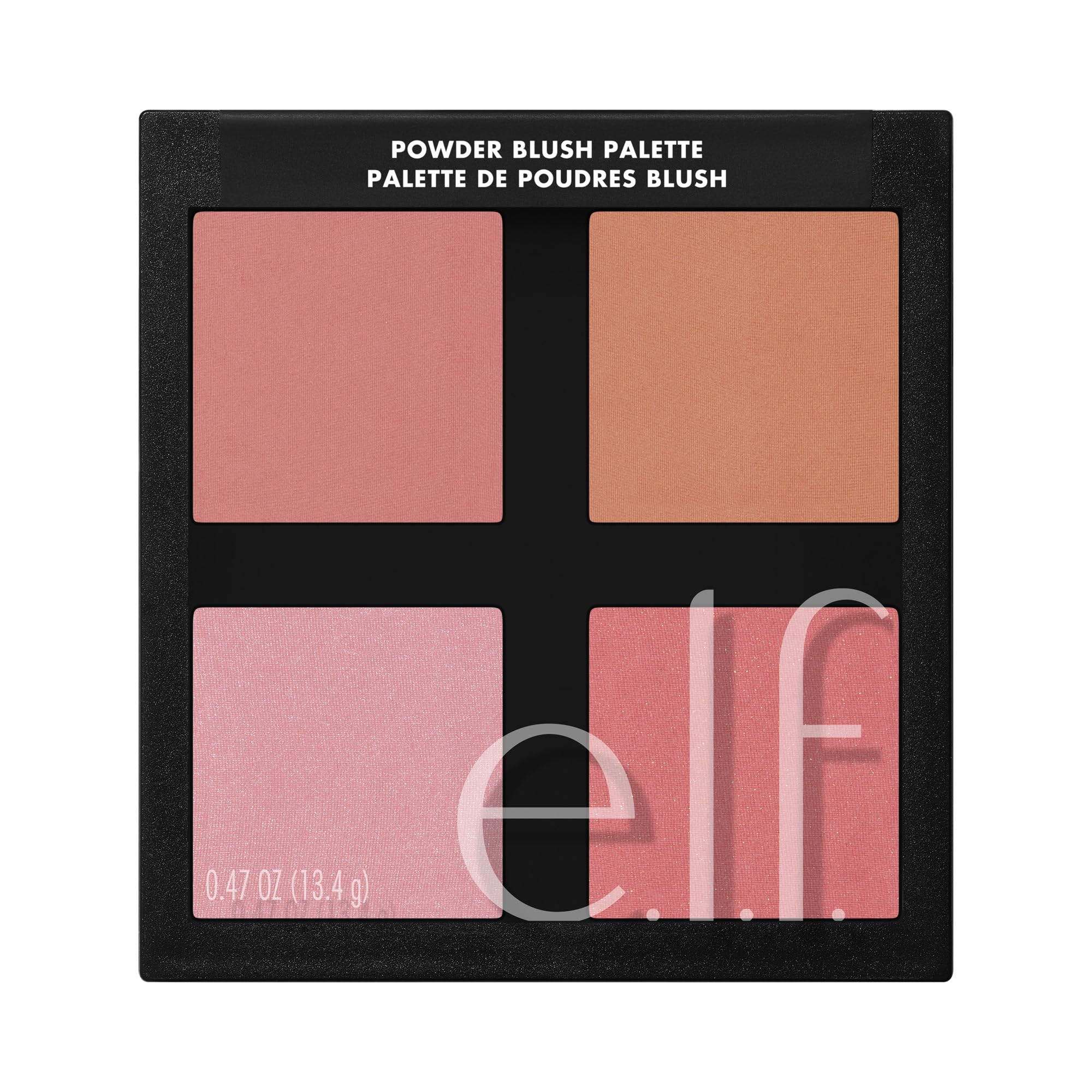 e.l.f. powder swatch texture displaying high-pigment payoff and blendability