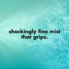 e.l.f. model applying mist for makeup setting, demonstrates real‑world use