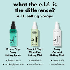 e.l.f. product on a vanity with makeup, illustrates styling and everyday routine