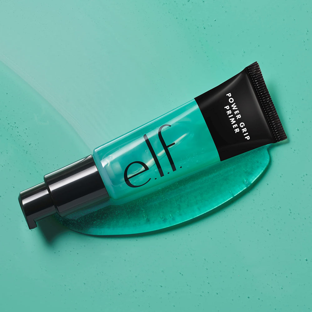 e.l.f. small amount on fingertip showing how little product delivers benefit