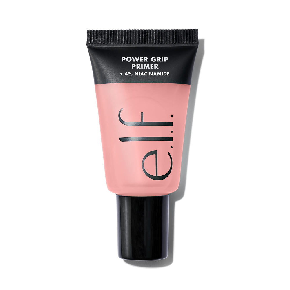 e.l.f. Power Grip on bathroom vanity showing ready-to-use daily routine