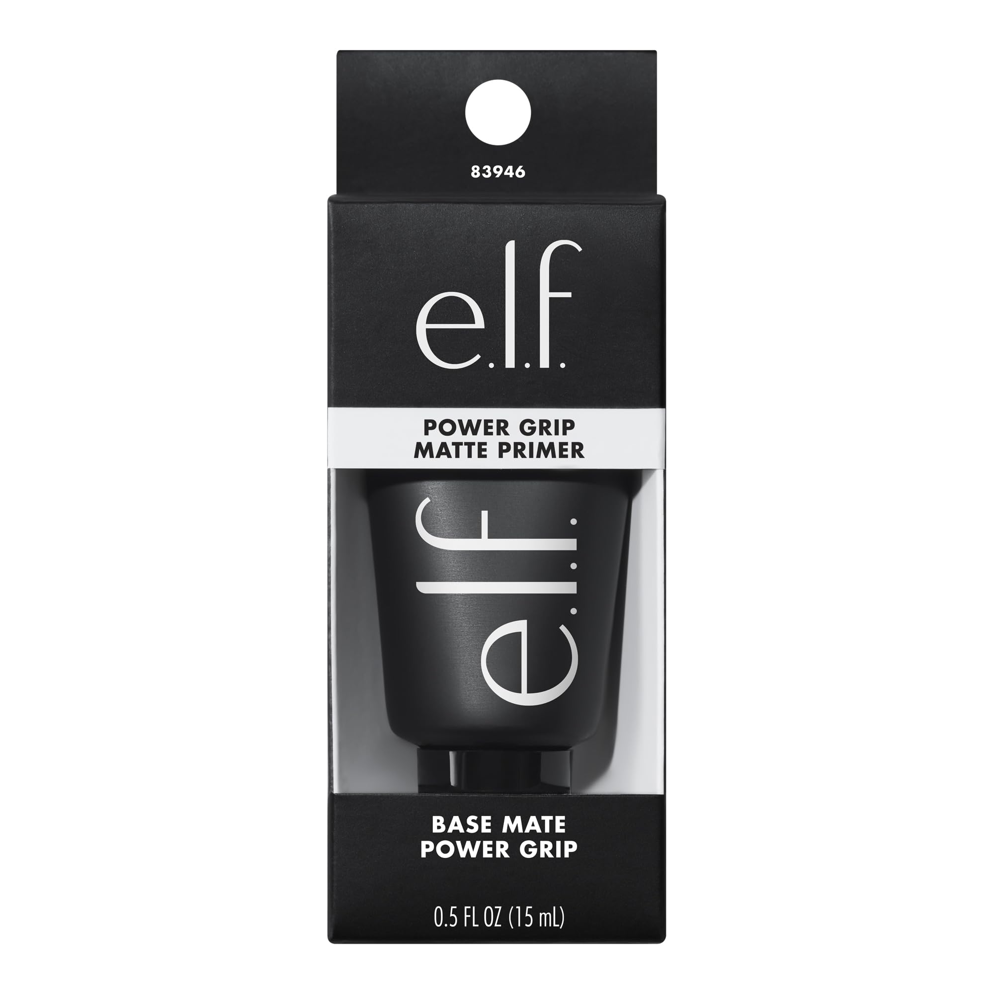e.l.f. primer before and after forehead comparison showing reduced shine and smoother surface