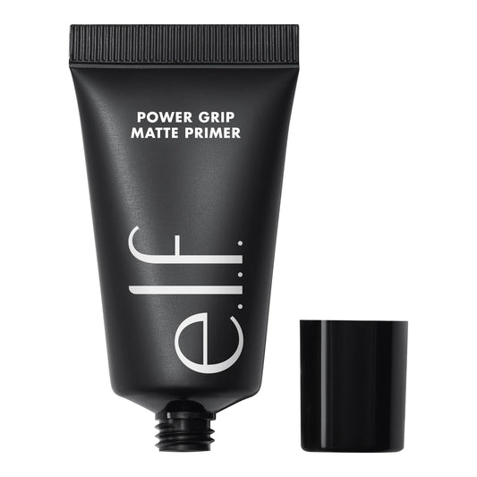 e.l.f. mini primer front packaging showing compact travel-ready tube and branding benefit: portability