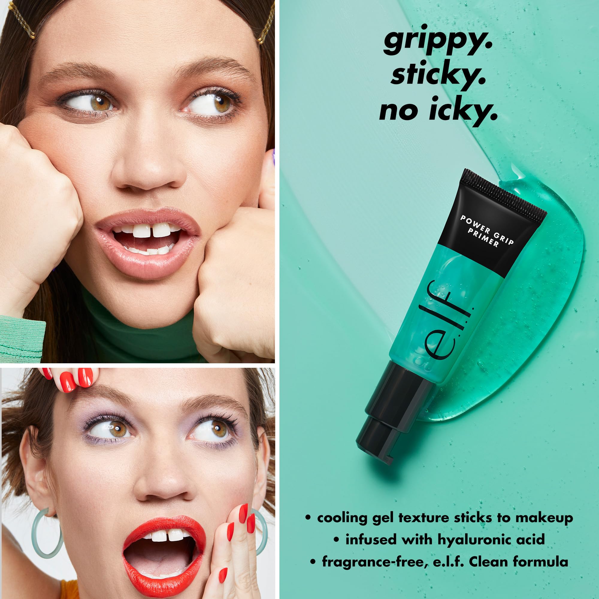e.l.f. close-up gel texture showing smooth consistency for even skin prepping