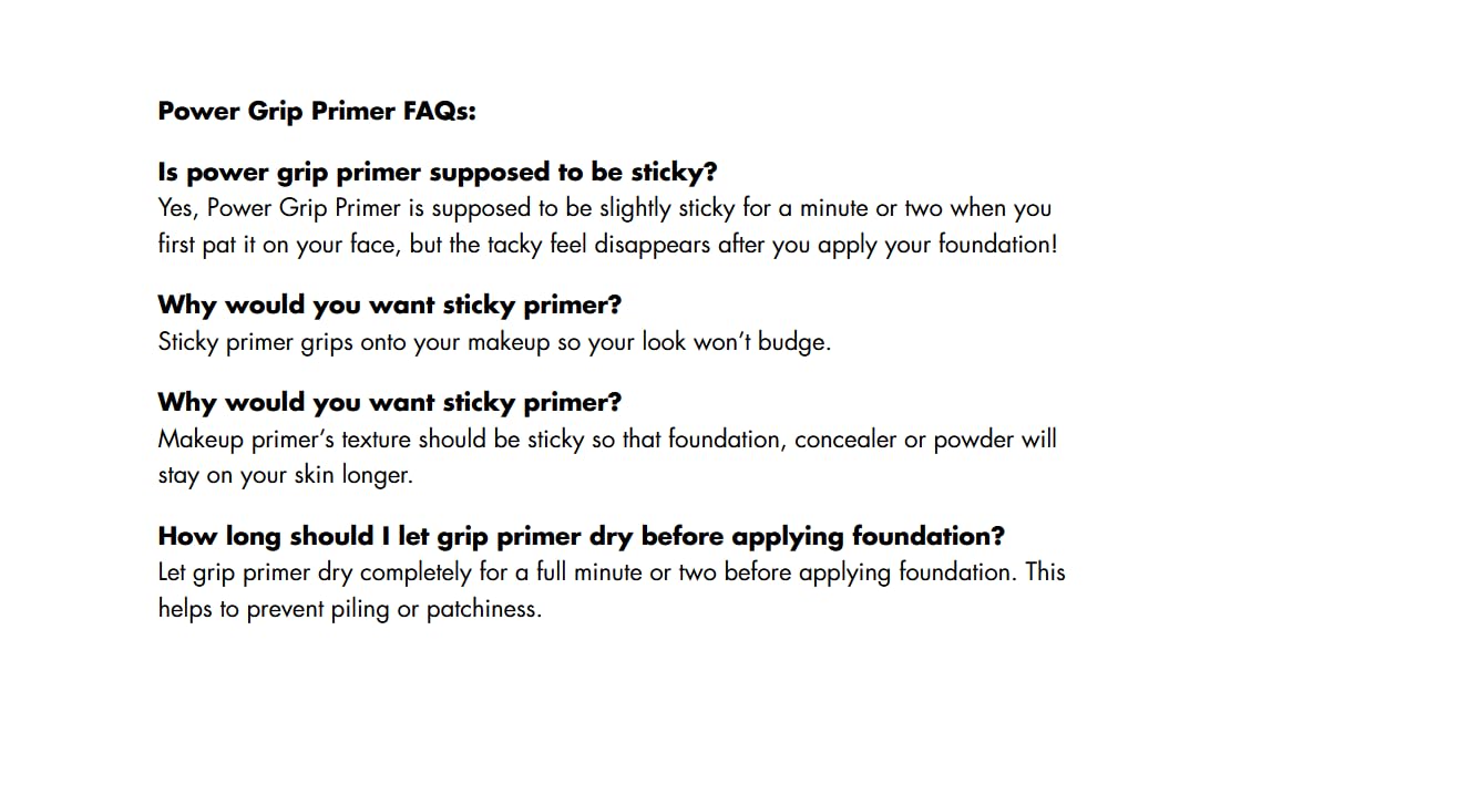 e.l.f. primer beside makeup kit illustrating primed skin and lasting finish