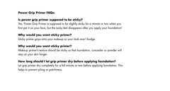 e.l.f. primer beside makeup kit illustrating primed skin and lasting finish