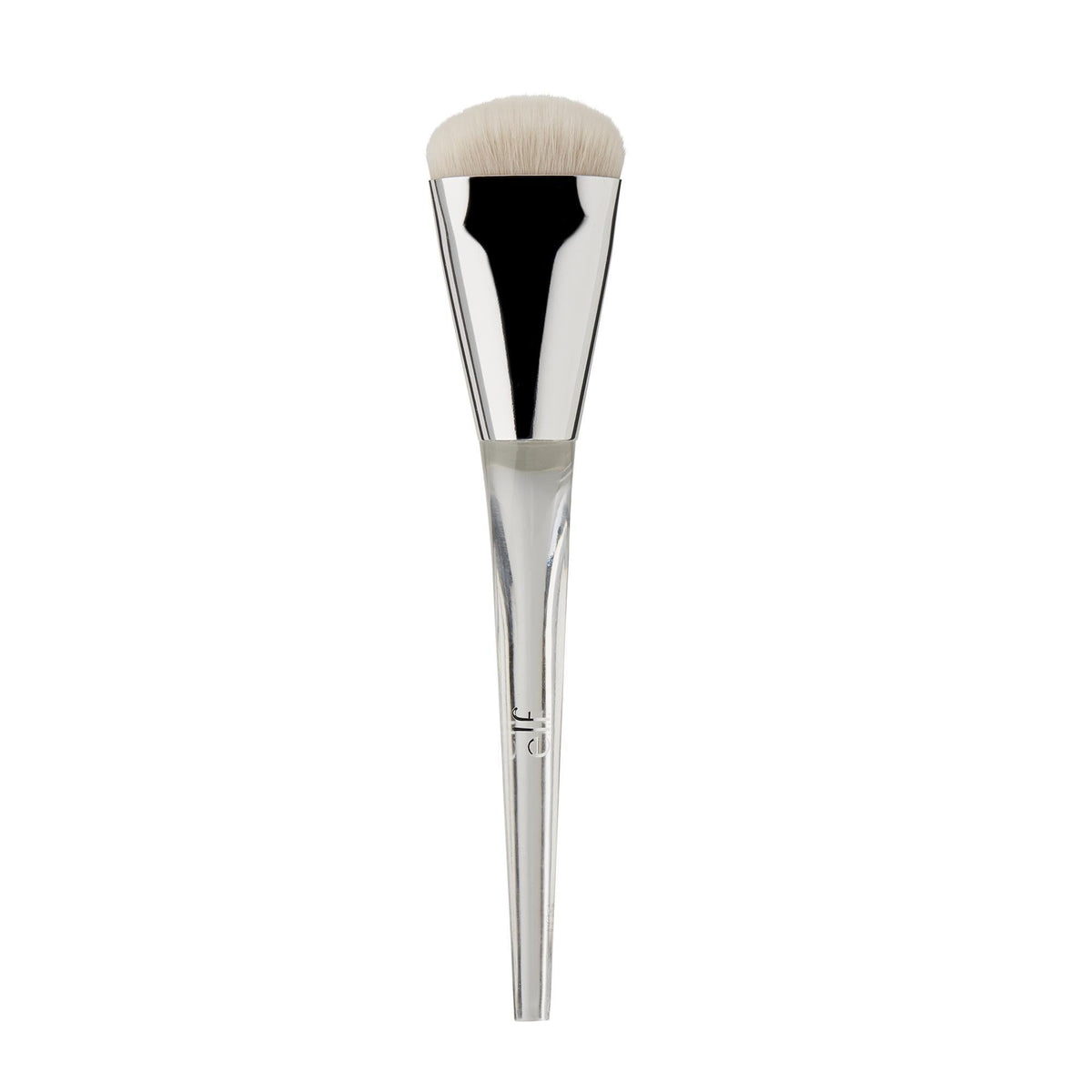 e.l.f. Precision Sculpting Brush front view showing shape and benefits