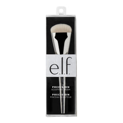 e.l.f. brush in use contouring cheek for defined, blended finish