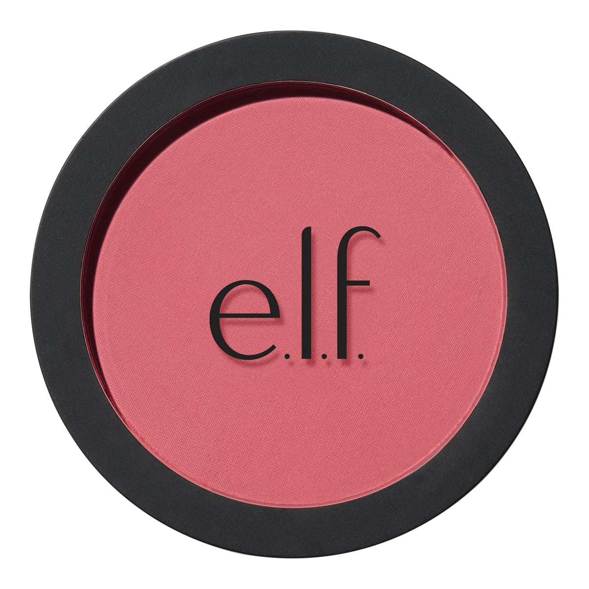 e.l.f. compact front view showing sleek packaging and portable design benefit