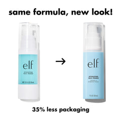 e.l.f. primer pump dispensing product for precise, mess-free use benefit