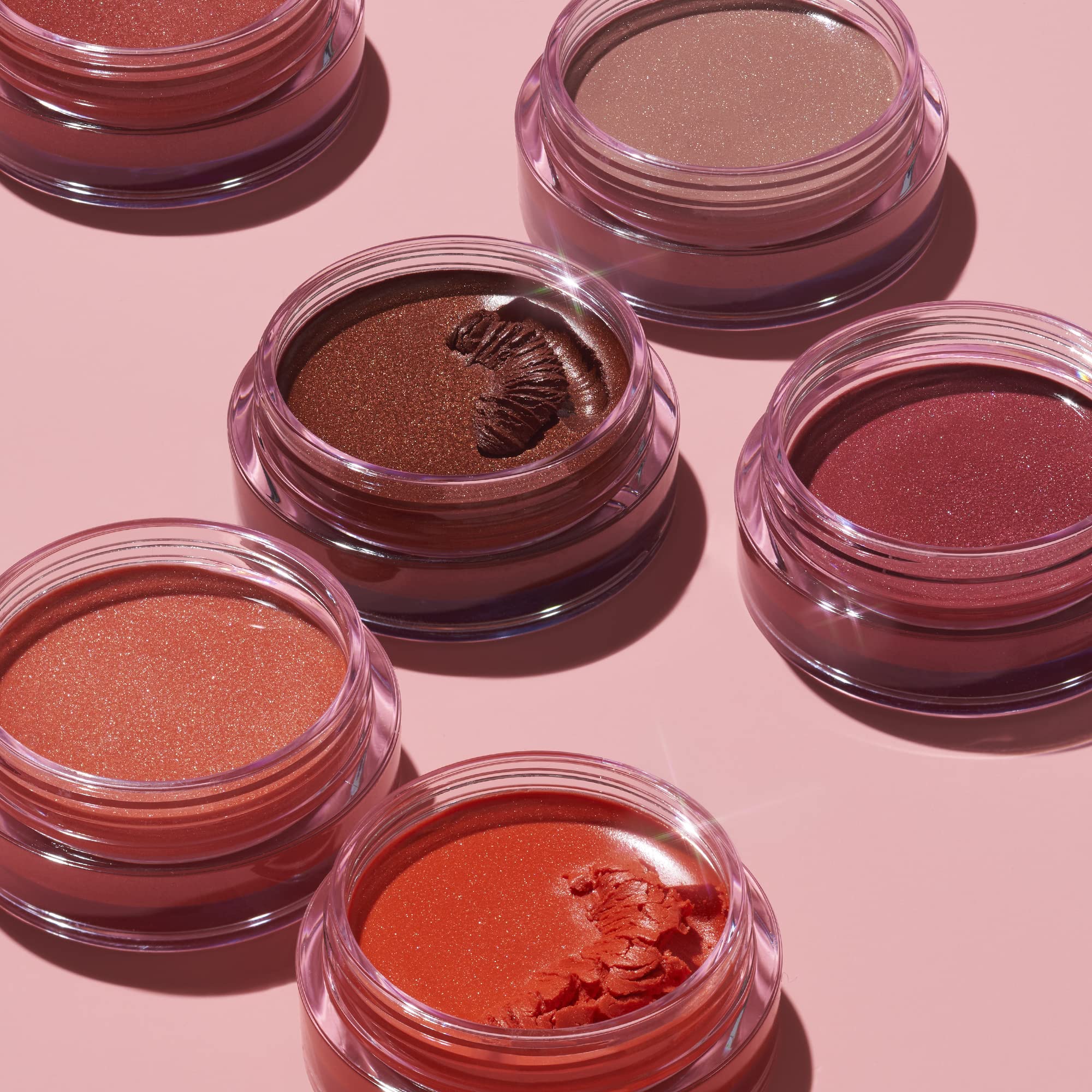 e.l.f. cheek swatch of Isla Del Sol showing warm luminous finish
