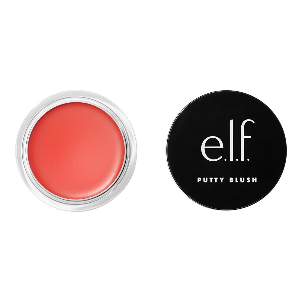 e.l.f. putty blush Fiji compact view shows product and benefit of easy application