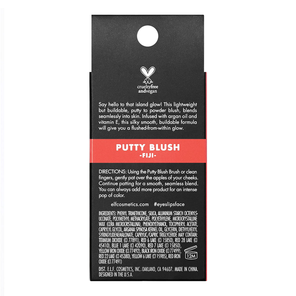 e.l.f. putty blush Fiji inside makeup bag lifestyle shot for everyday portability