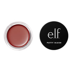 e.l.f. Putty Blush Maldives compact front view showing sleek packaging and shade