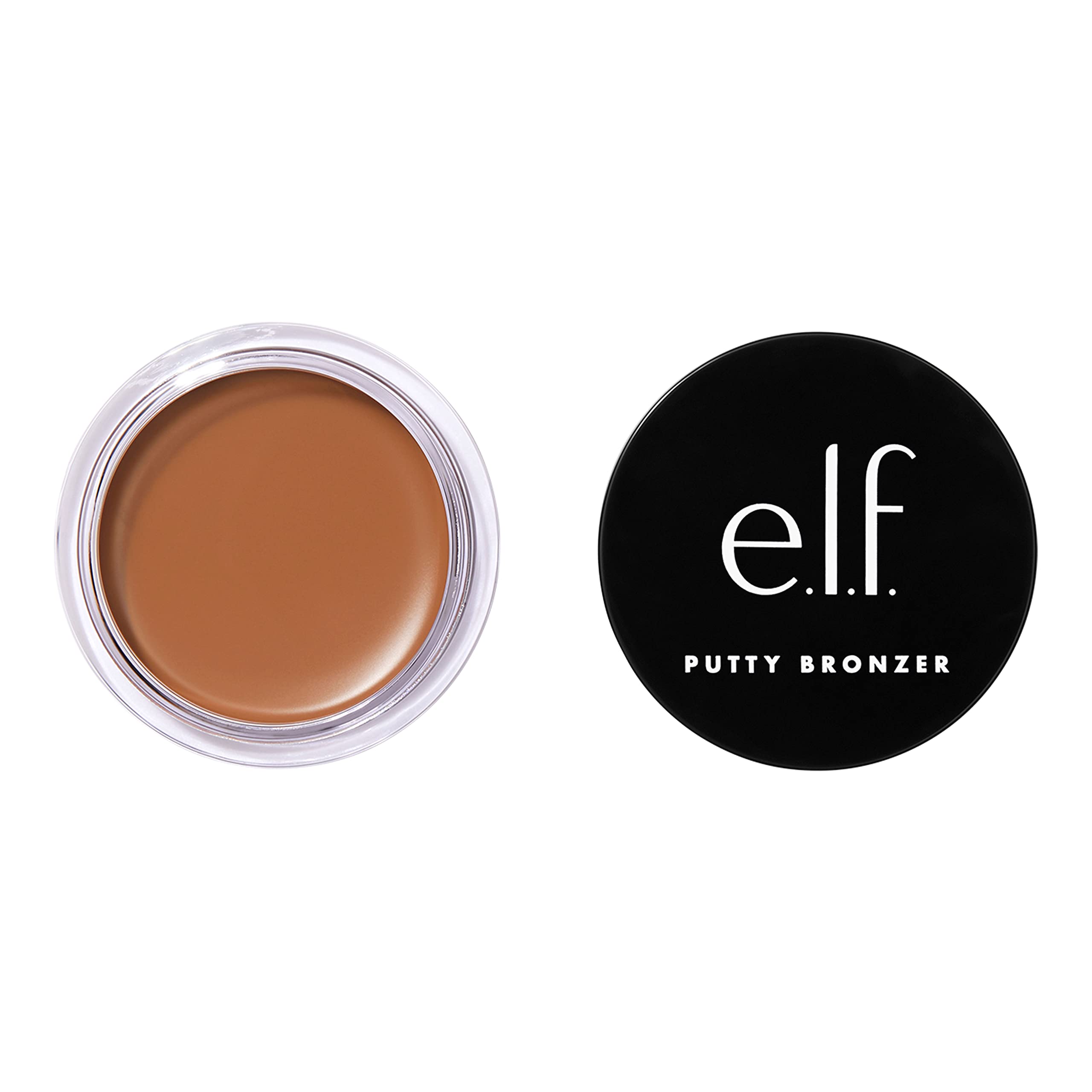 e.l.f. Putty Bronzer front compact showing sleek packaging and shade