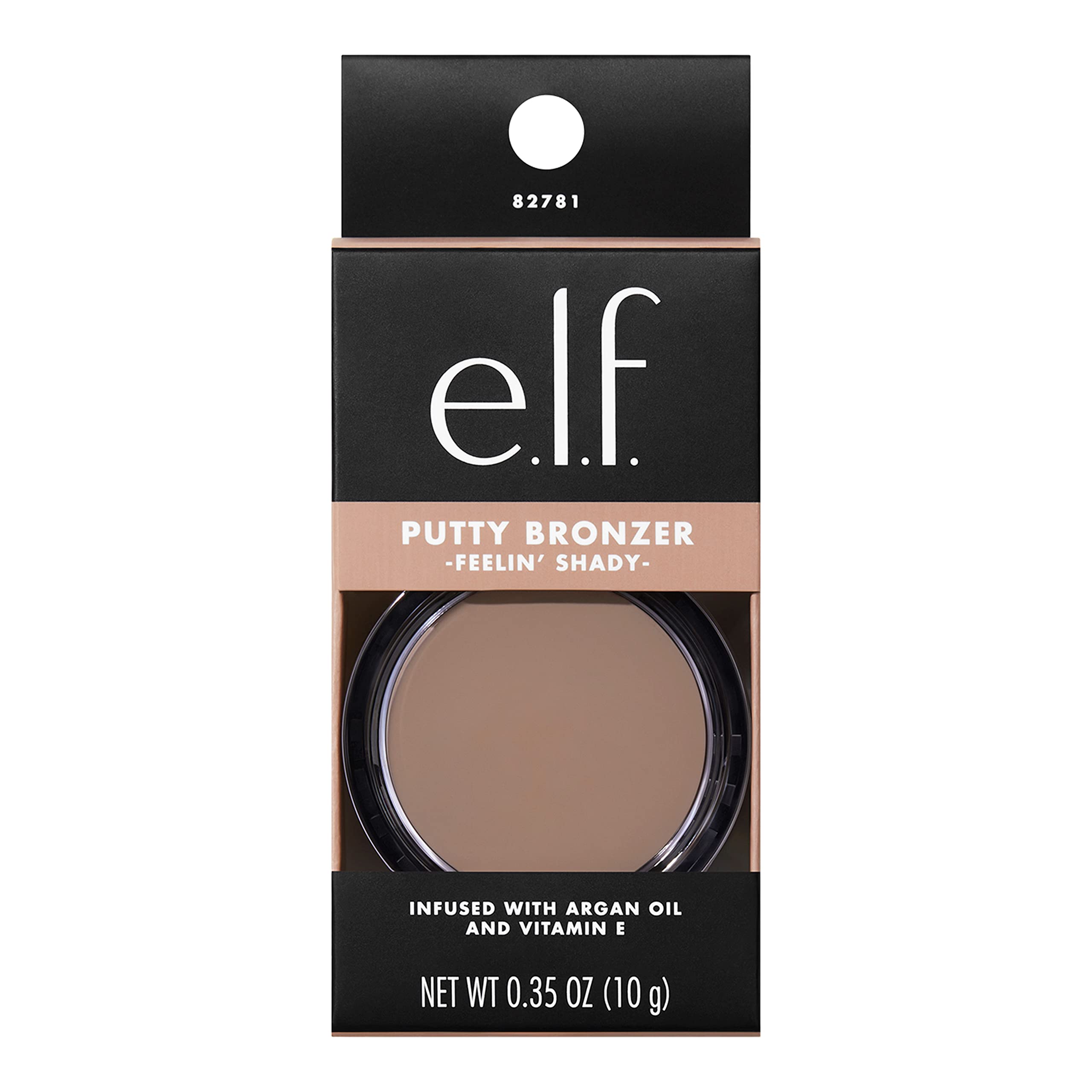 e.l.f. Putty Bronzer swatch on arm demonstrates buildable pigment and finish