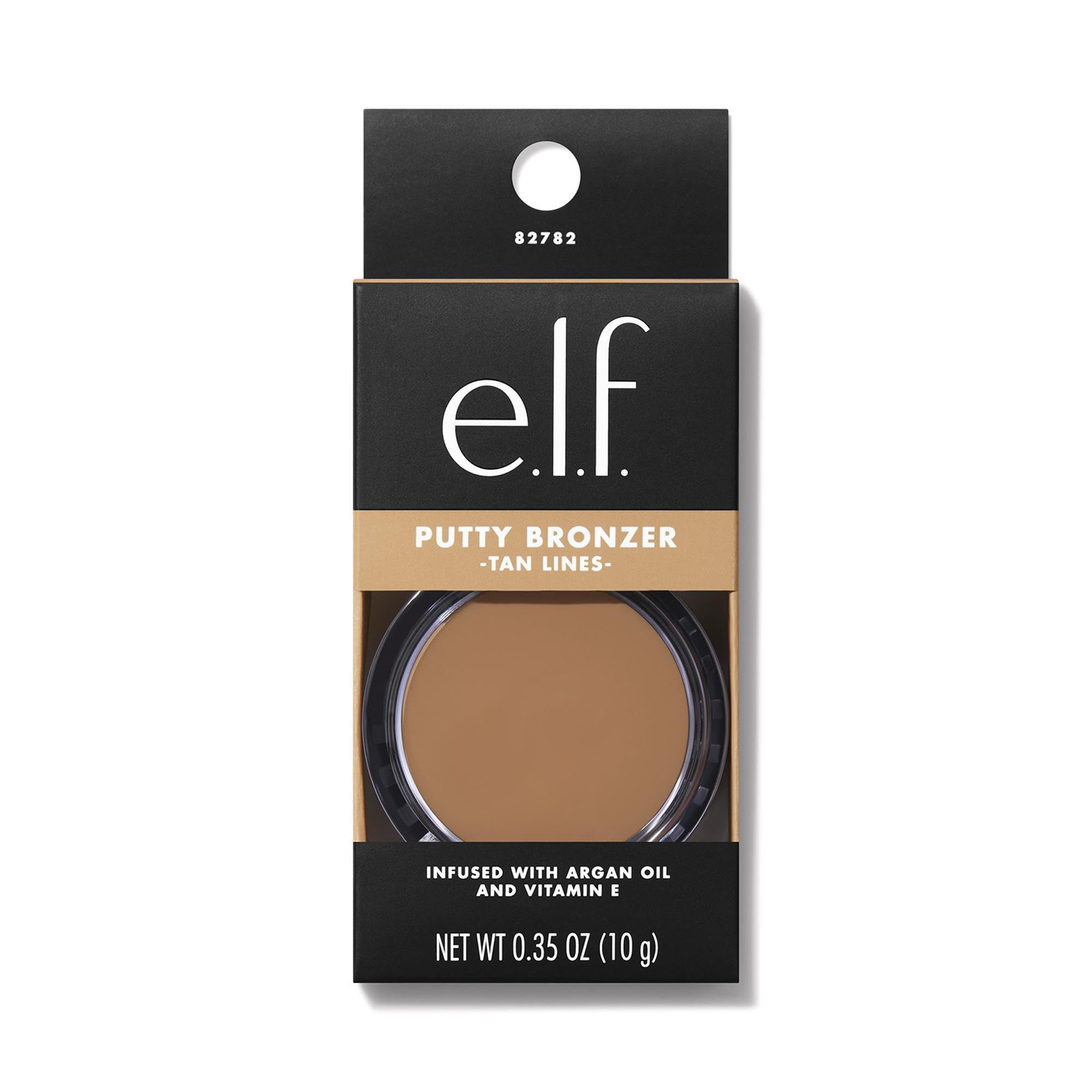 e.l.f. Putty Bronzer texture close-up demonstrating creamy putty spreadability