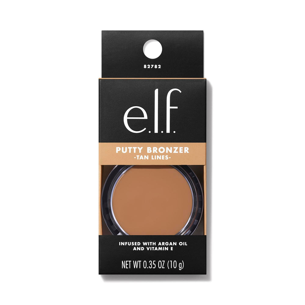e.l.f. Putty Bronzer texture close-up demonstrating creamy putty spreadability
