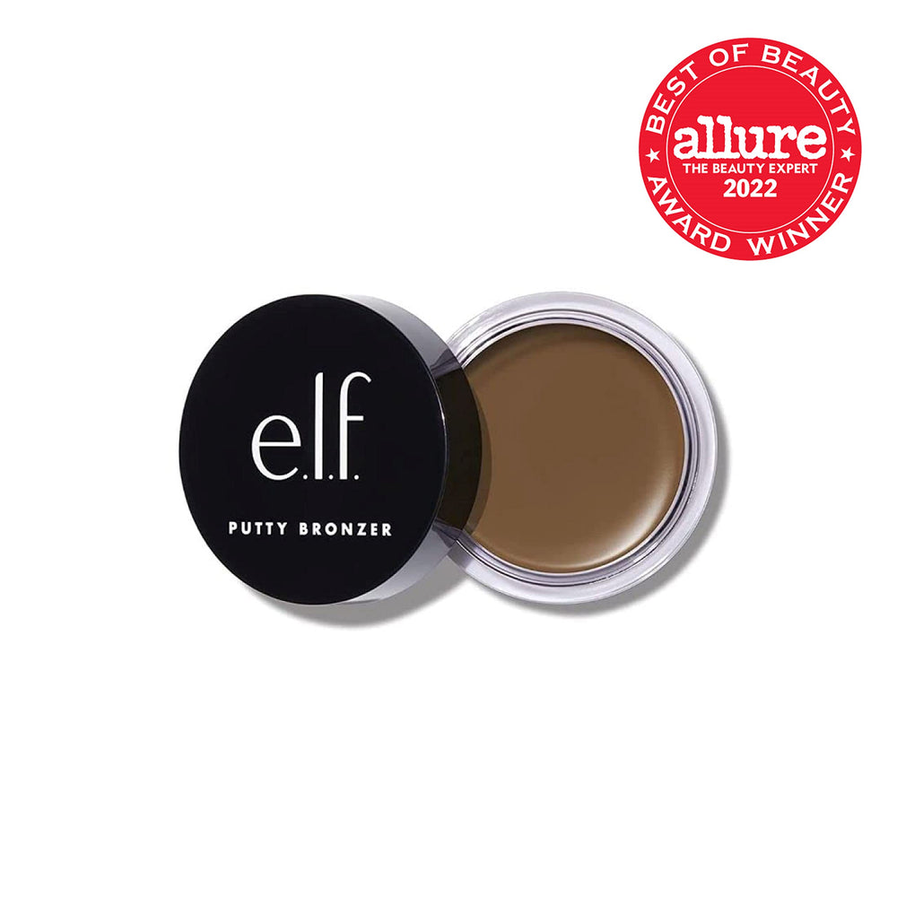 e.l.f. Putty Bronzer creamy texture close-up highlighting blendable, buildable pigment