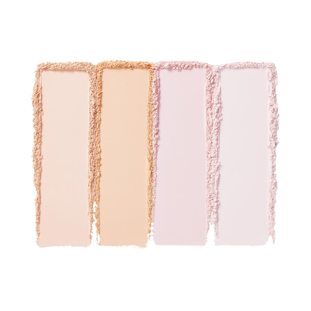 e.l.f. split-face before and after showing blurred texture and brightening