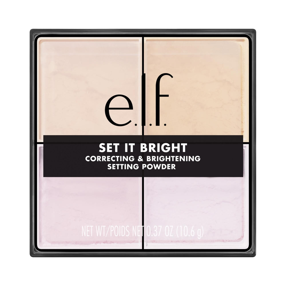 e.l.f. front packaging showing compact quad and benefits