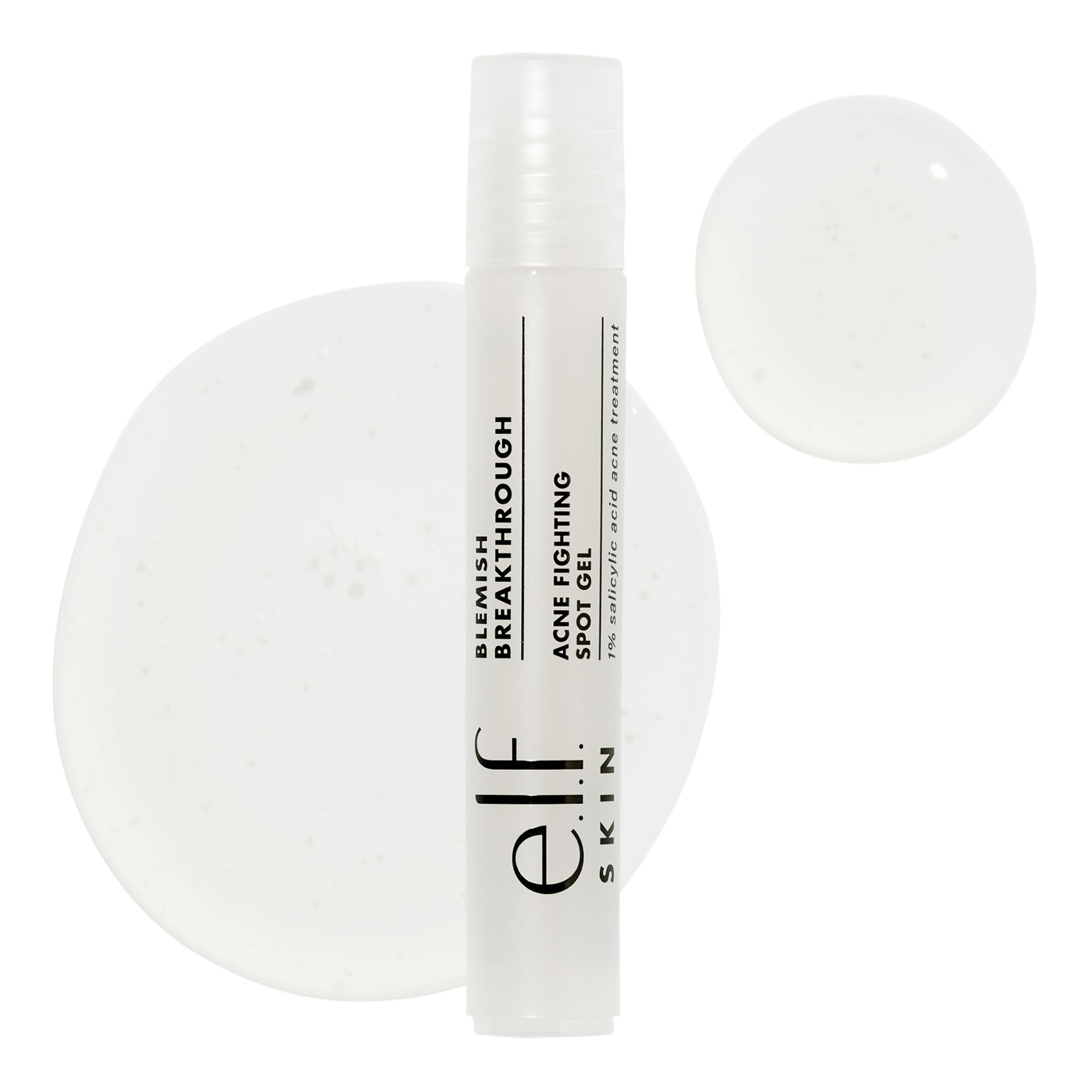 e.l.f. SKIN blemish breakthrough front packaging showing bottle and branding, convenient spot control