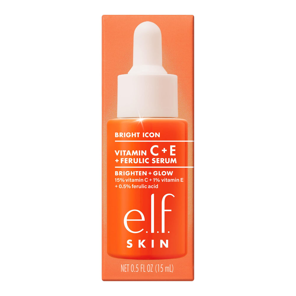 e.l.f. SKIN bottle beside sunscreen showing daytime layering benefit