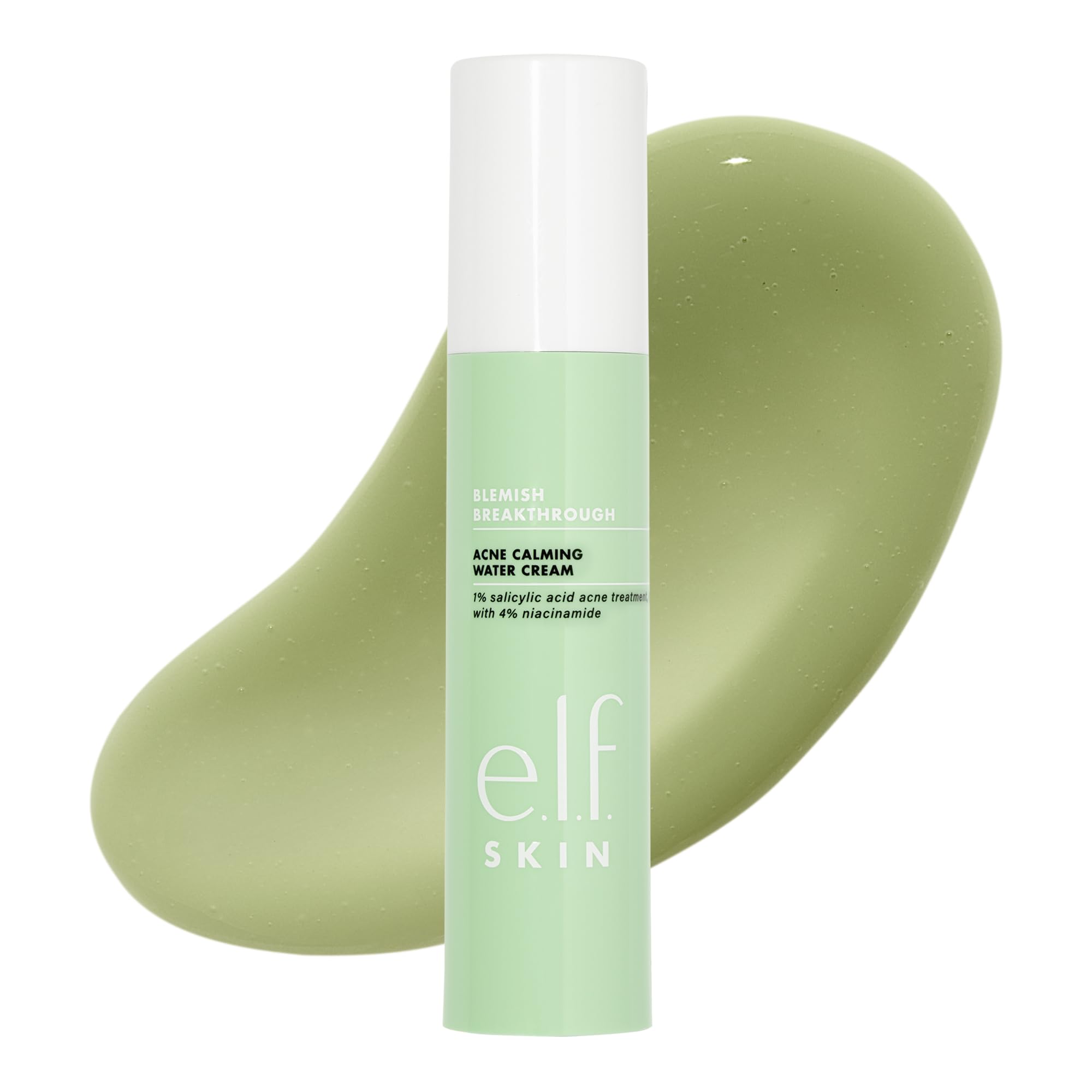 e.l.f. front packaging showing compact jar and matte finish, highlights lightweight hydration