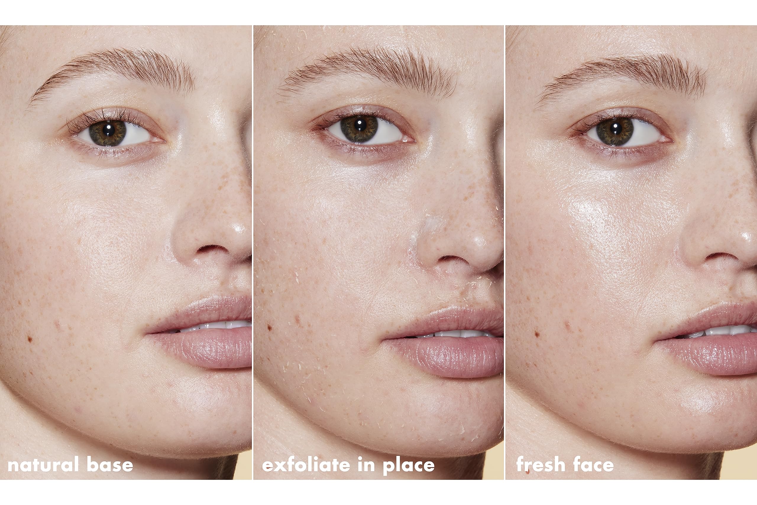 e.l.f. product in use cleansing face to remove dead skin and impurities