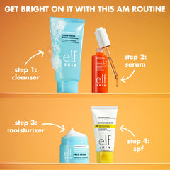 e.l.f. SKIN ingredient label showing key actives for transparency benefit
