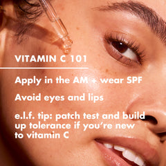 e.l.f. SKIN close-up of serum texture showing lightweight, non-greasy feel