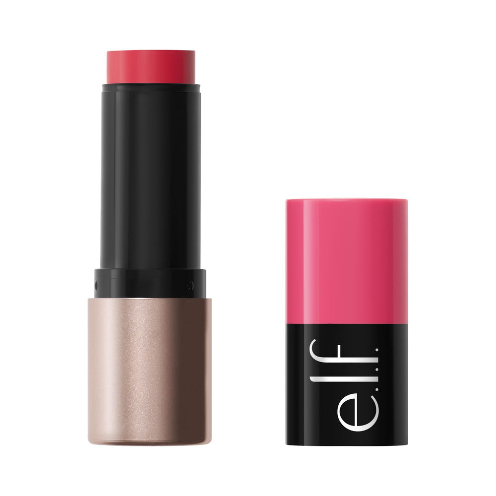 e.l.f. Soft Glam cream blush stick front view showing compact design and color benefits