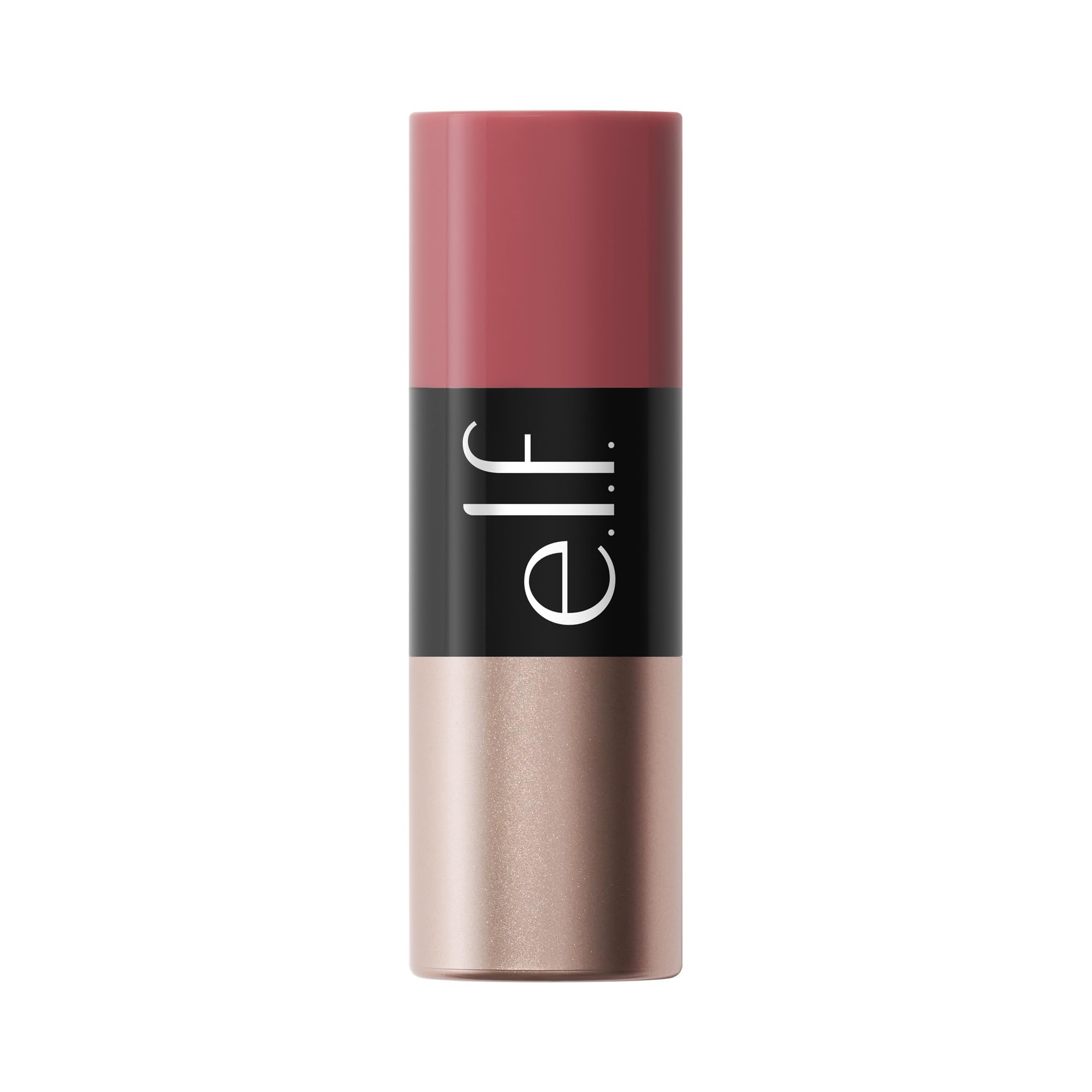 e.l.f. back label of blush stick packaging showing ingredient and certification details