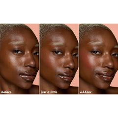 e.l.f. Soft Glam texture close-up displaying smooth buttery formula and easy blending benefit