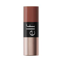 e.l.f. bronzer held in hand to show compact size and portability