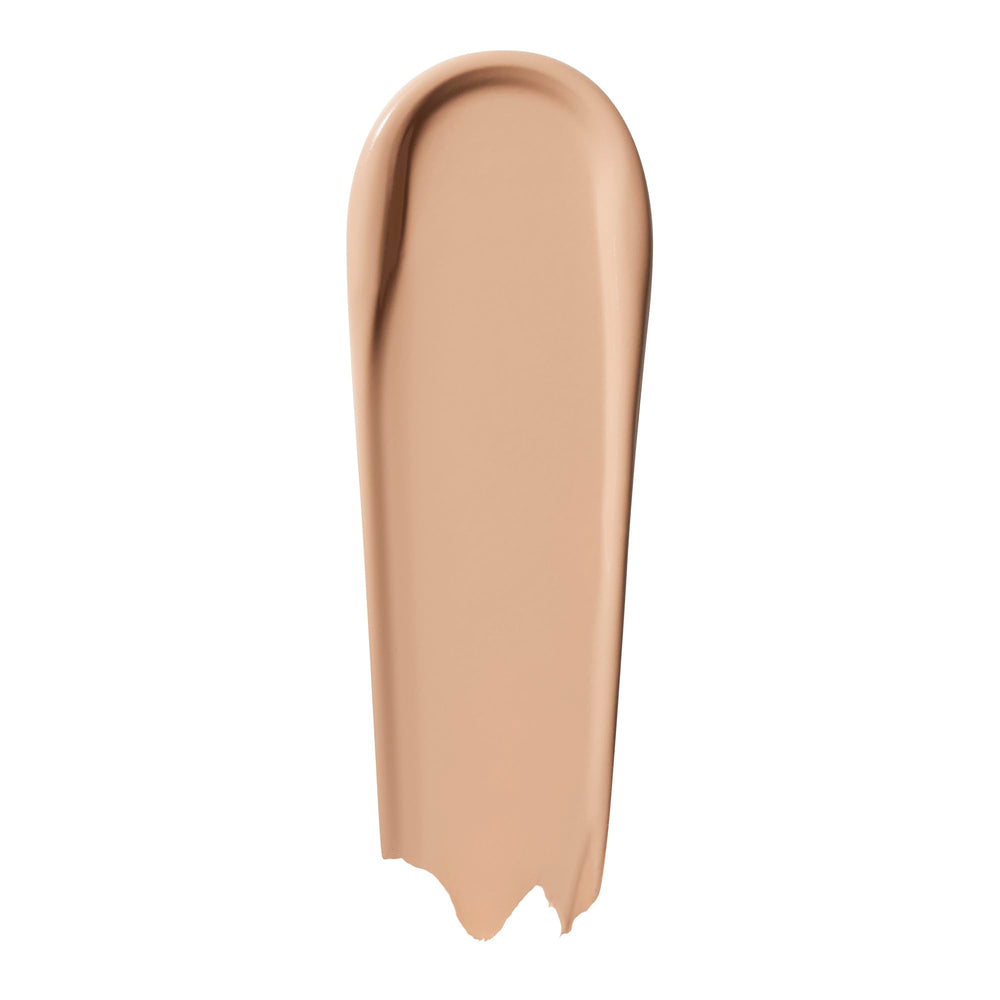 e.l.f. Soft Glam pump dispenser close-up demonstrating controlled, no-mess foundation dispensing