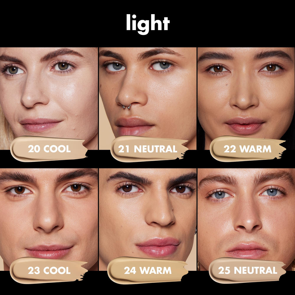 e.l.f. Soft Glam texture swatch on skin showing satin finish and blendability benefits