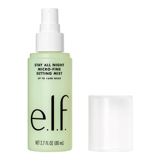 e.l.f. bottle front packaging showing product name and size, convenient for travel