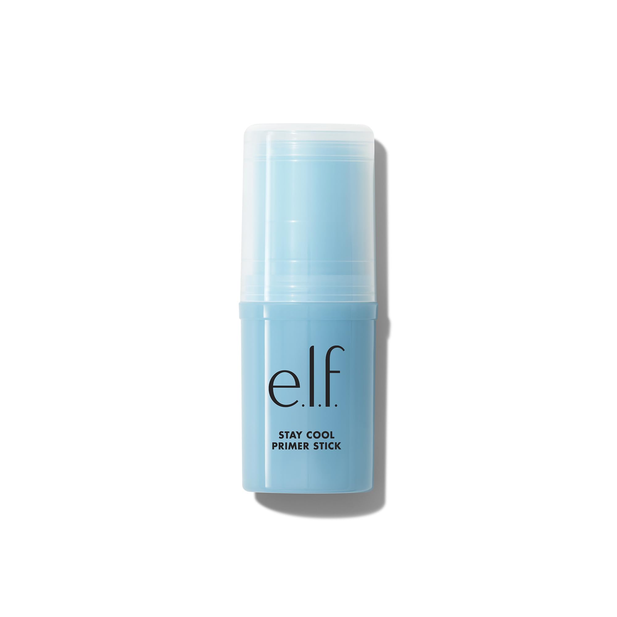 e.l.f. Stay Cool Primer Stick front packaging shows compact travel convenience