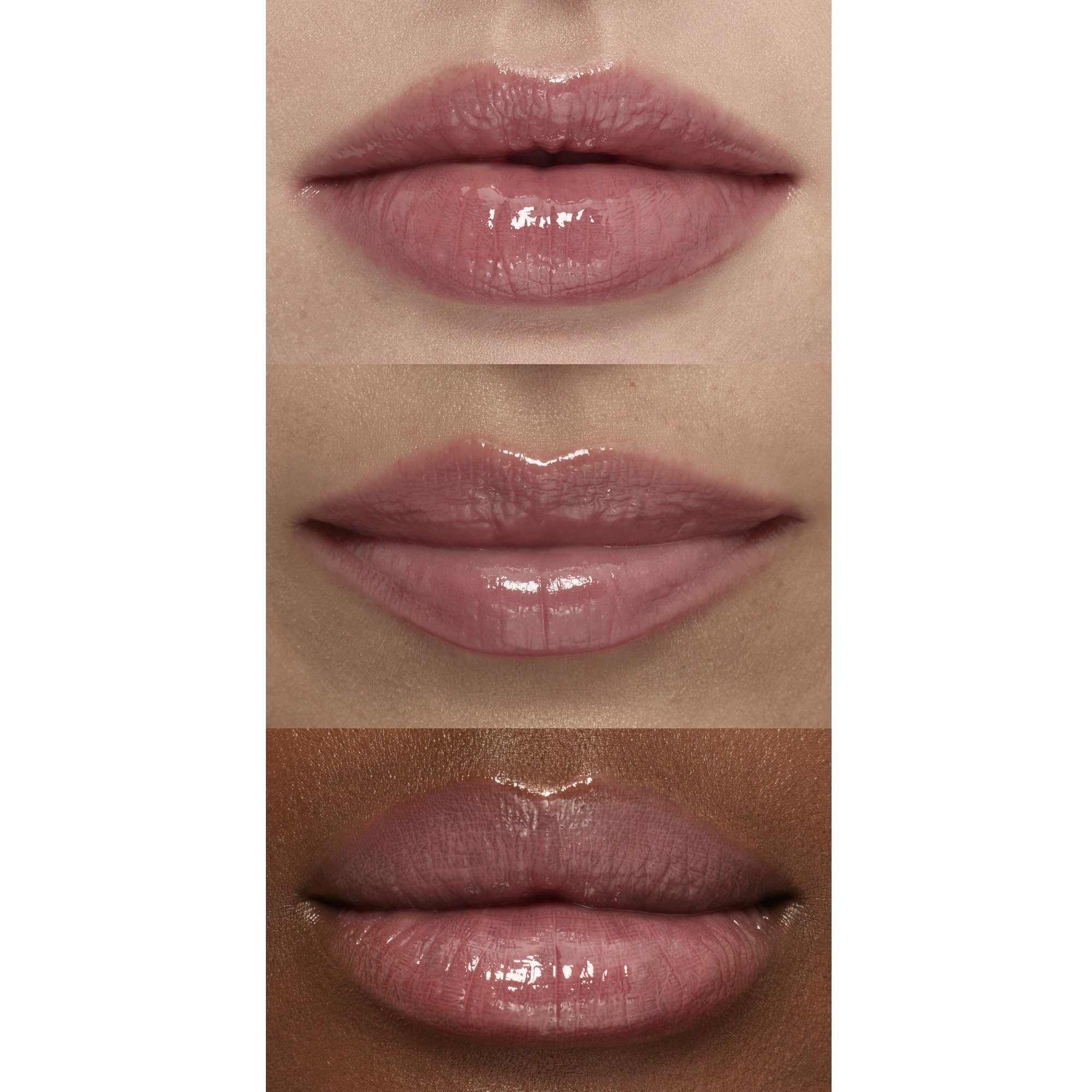 e.l.f. Sun Boss Gloss next to lipstick to show compact size and portability