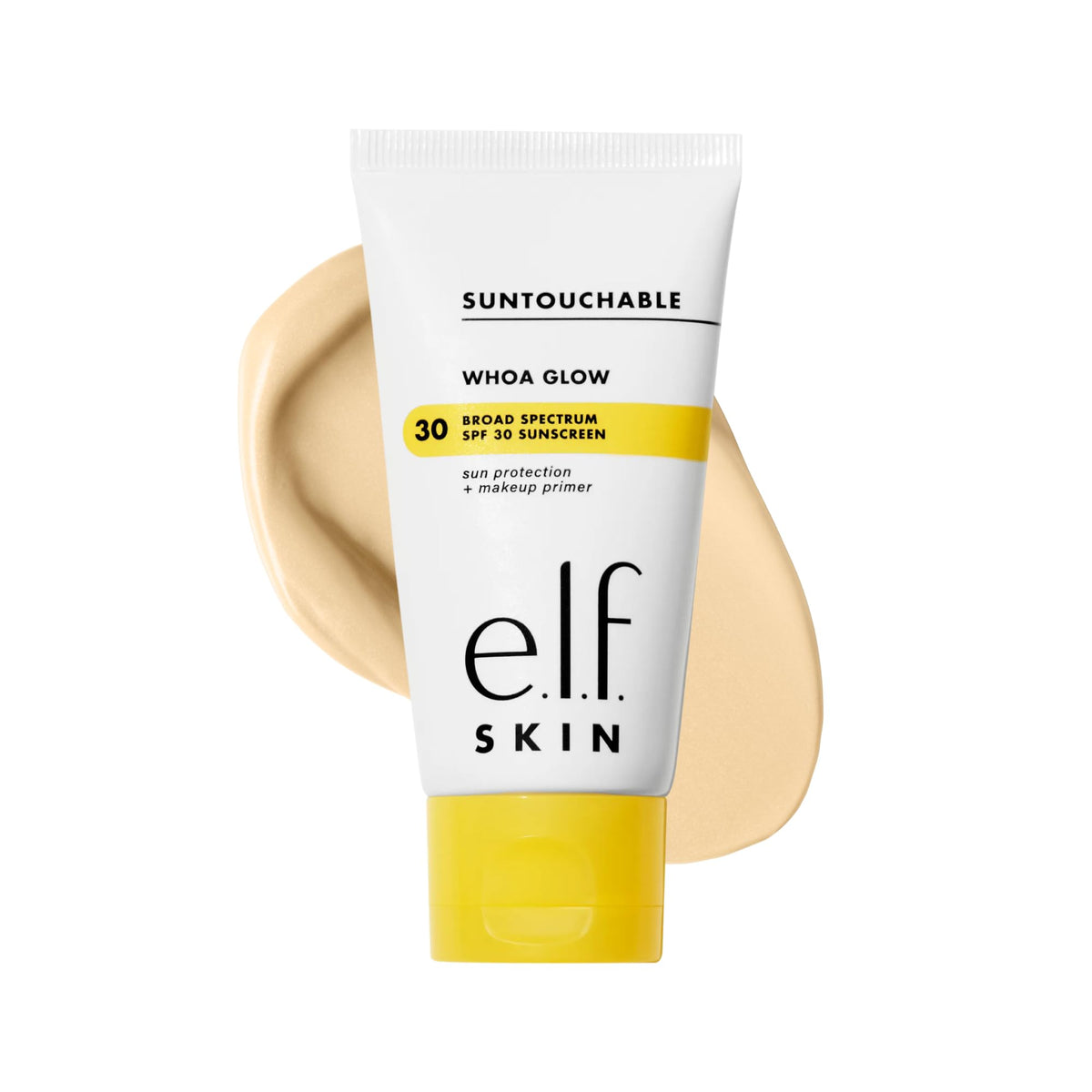 e.l.f. front packaging showing SPF 30 and glow benefits