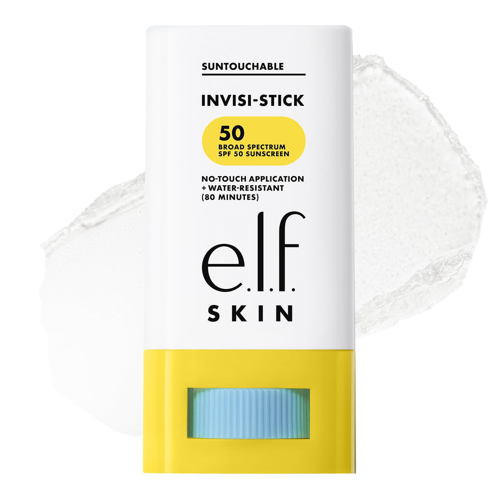 e.l.f. Suntouchable front packaging showing compact SPF 50 convenience